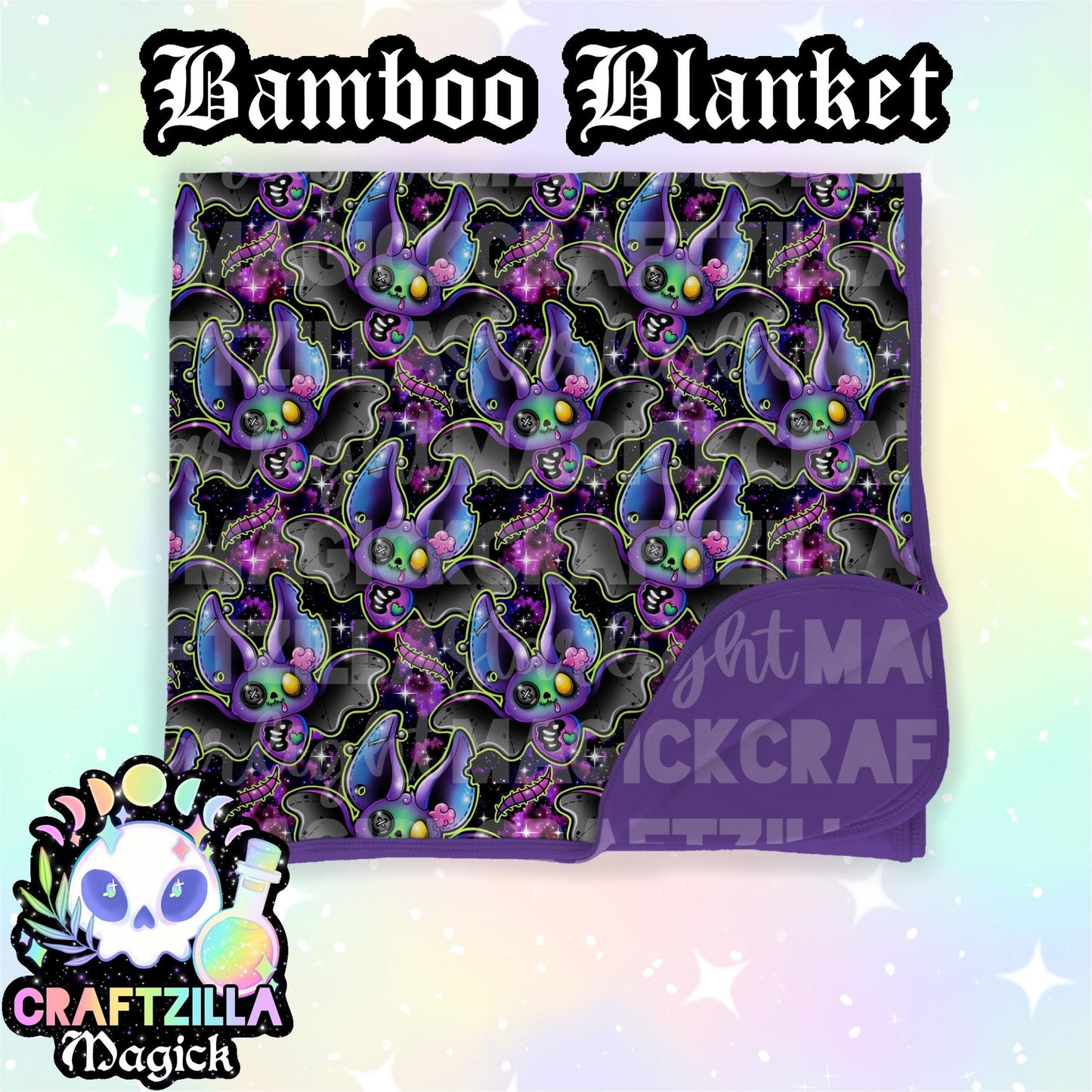 RTS Zombats bamboo blanket 50x50