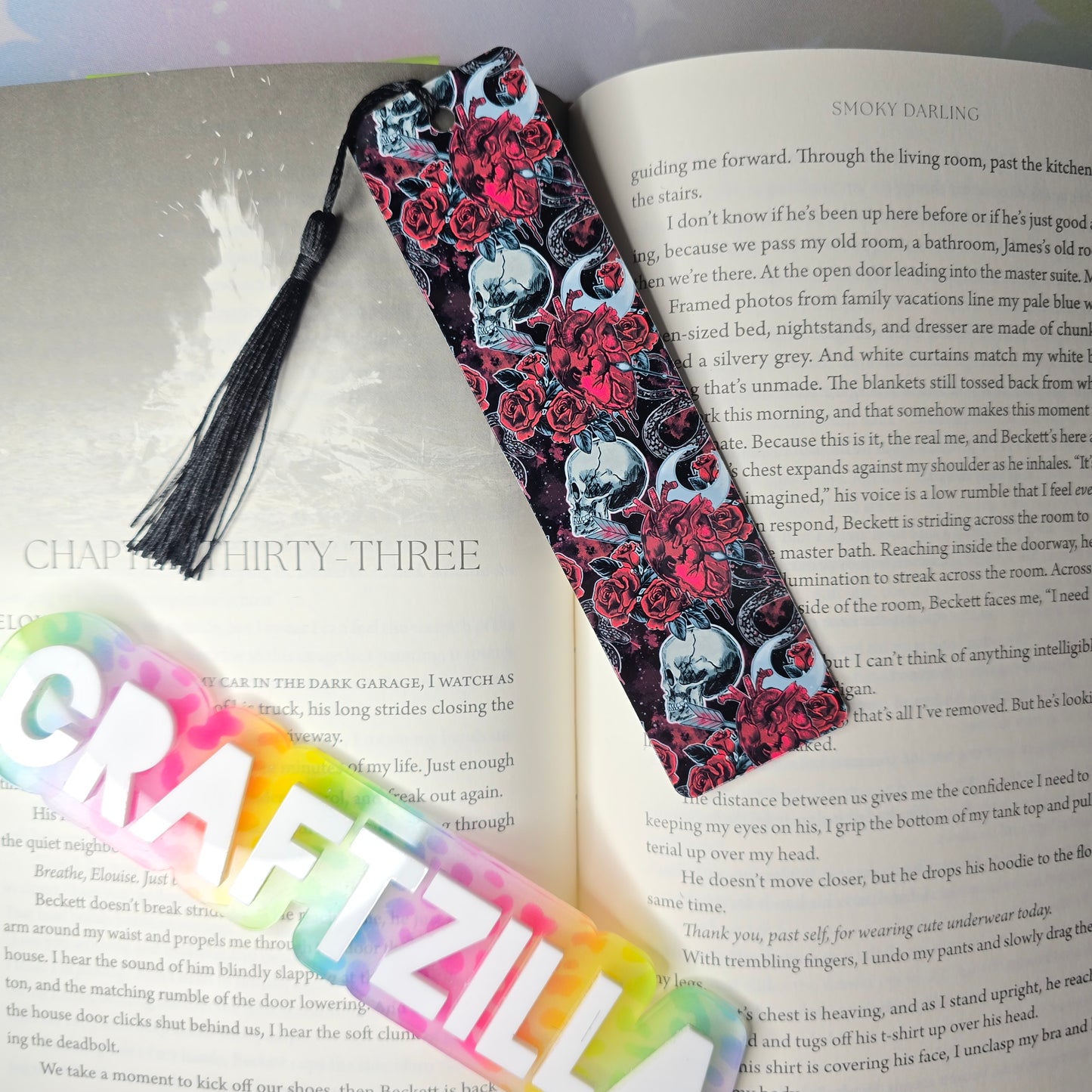 Metal Bookmark - Skellie Romance