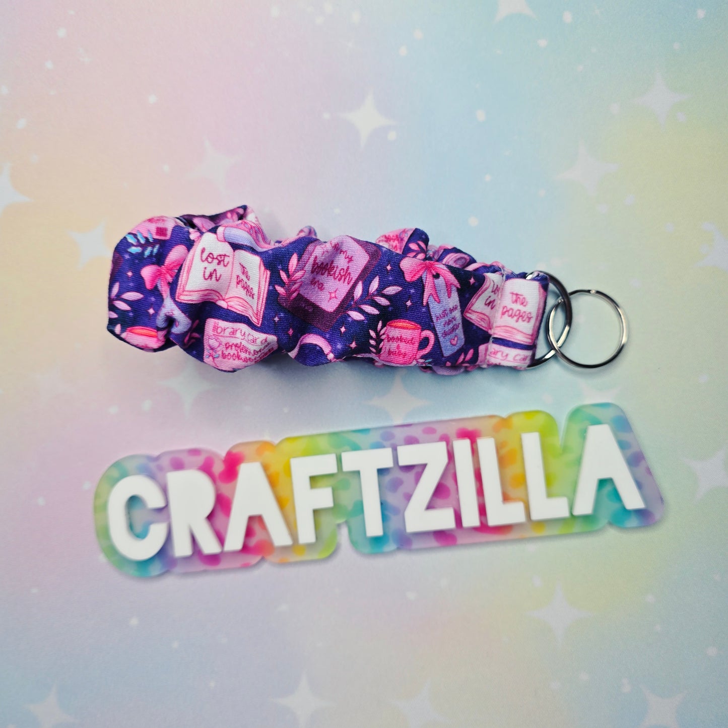 On-The-Go Keychain - Purple Bookish