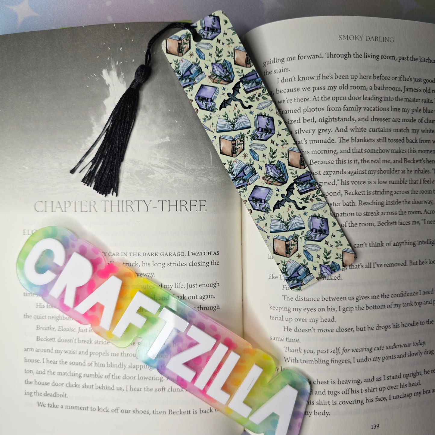 Metal Bookmark - Dragon Books