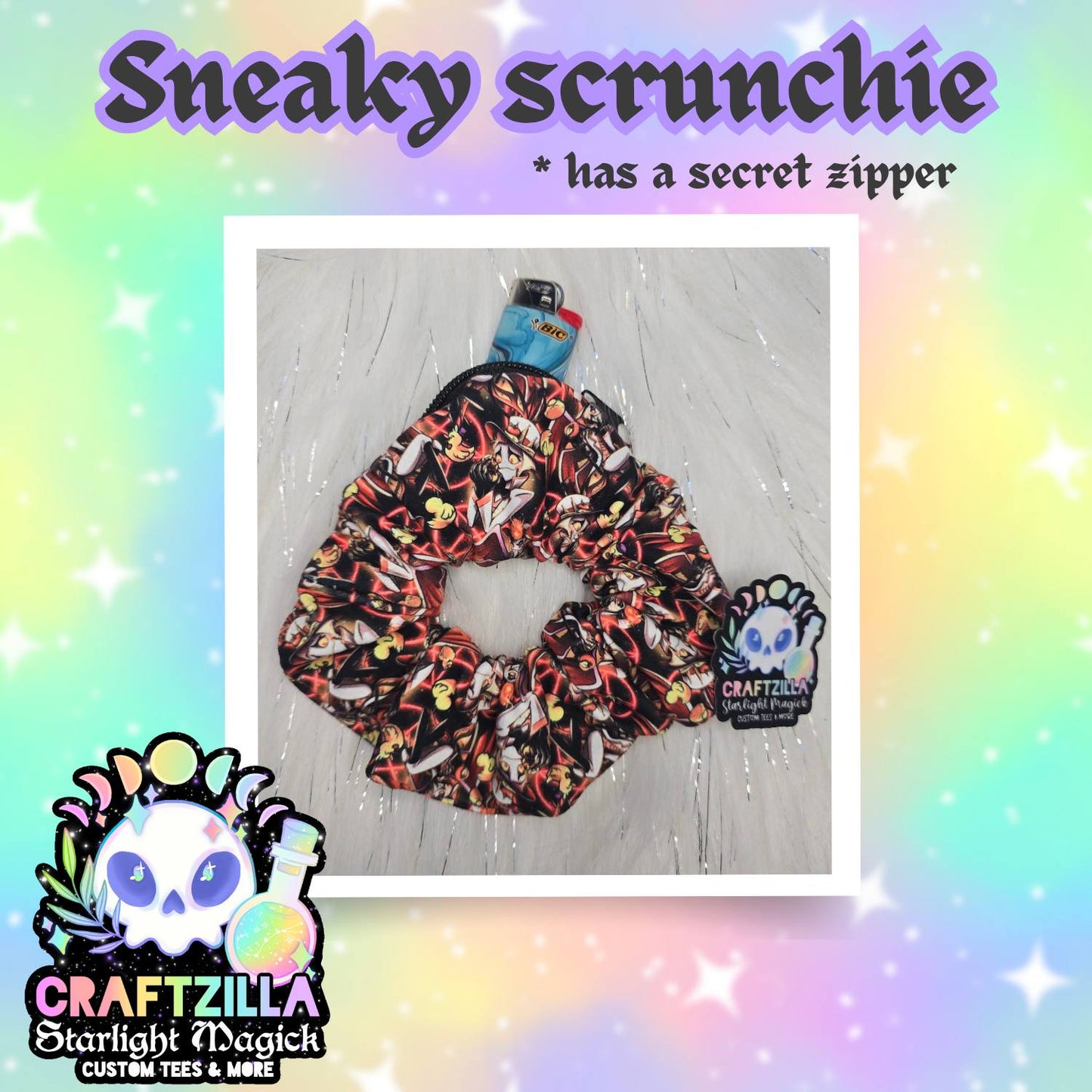 Custom Sneaky Scrunchie