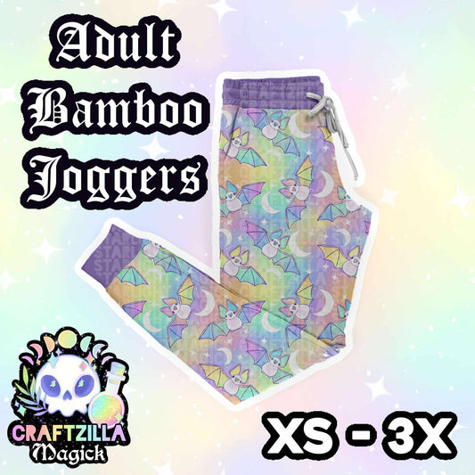 Pastel Bats - Adult Joggers
