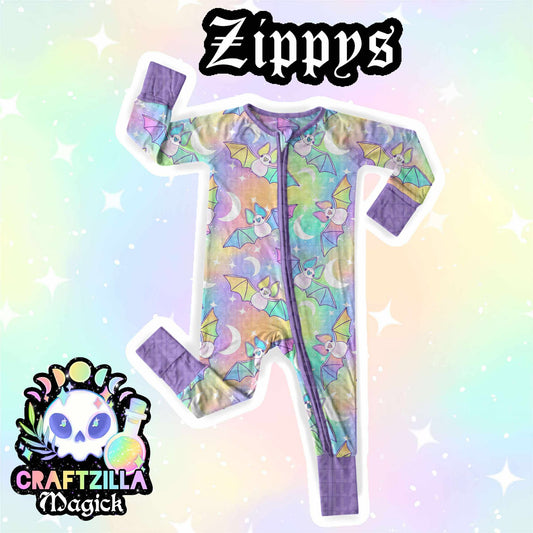 Pastel Bats - Zippy