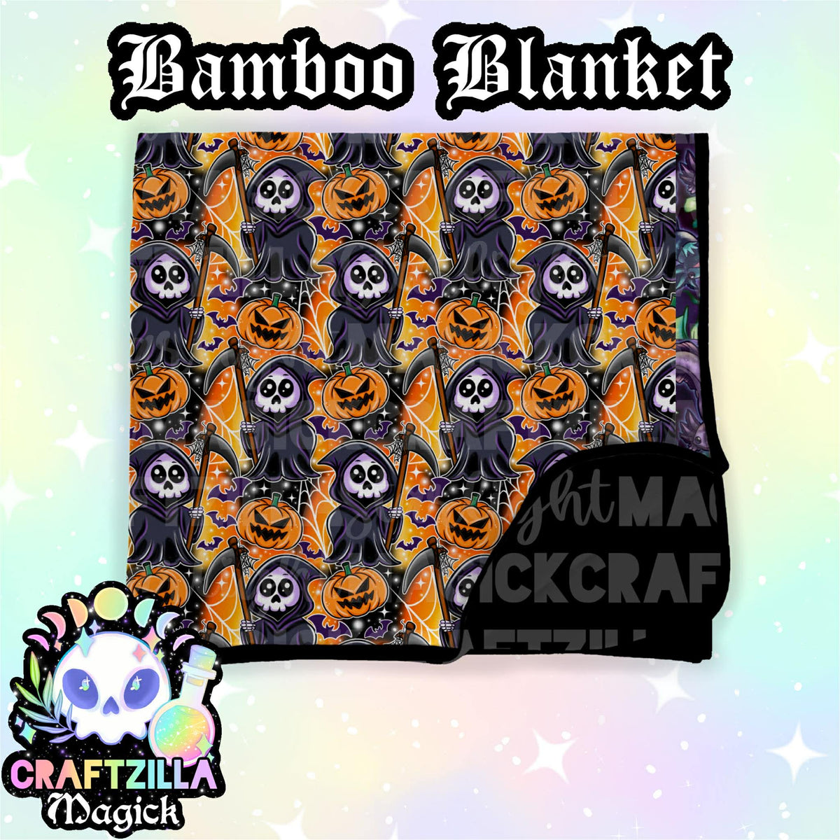 HallowGrim bamboo blanket 50x50 RTS