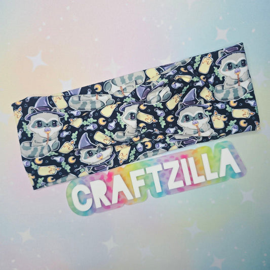 Twist Headband - witchy raccoon