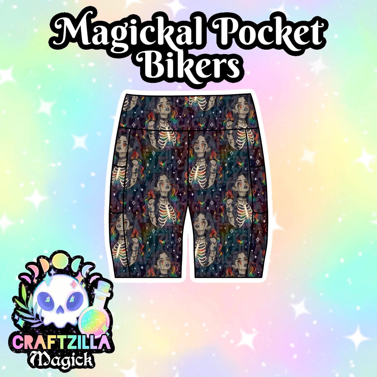 Goth Baddie Magickal Pocket Bikers *pre-order* (ships approx 6-8 weeks)