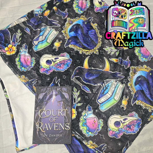 Reading Ravens 50x60" Plush Throw Blanket RTS