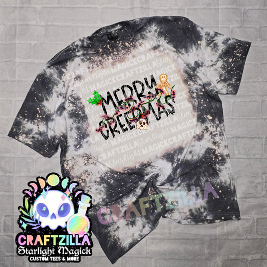 Merry Creepmas text Tee