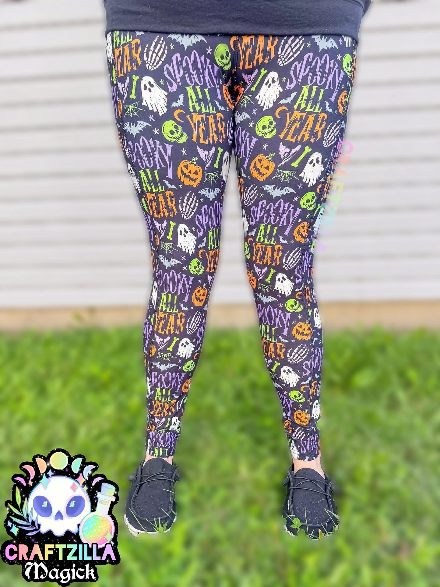 Spooky All Year Long Magickal Pocket Leggings