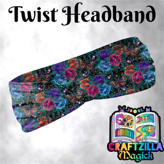 Dark Side of the Bloom headband