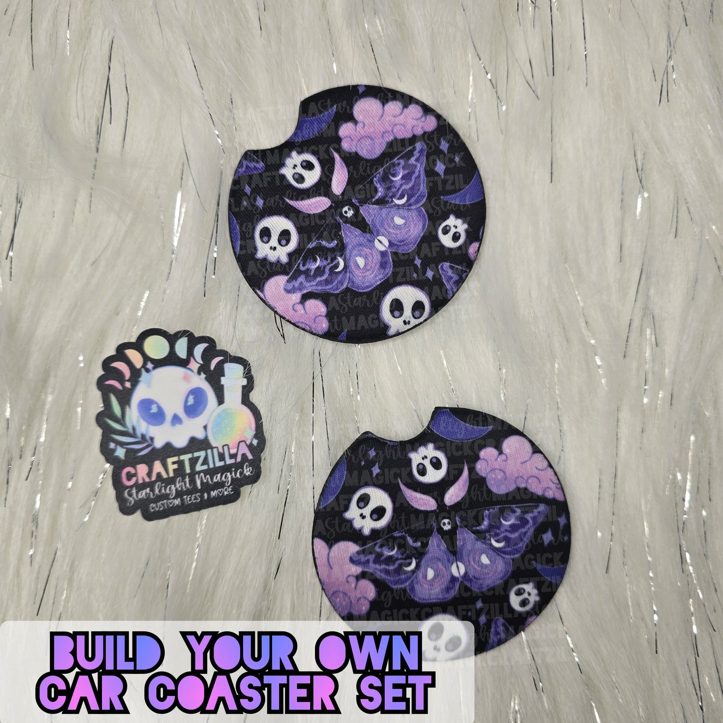 Custom car coaster set