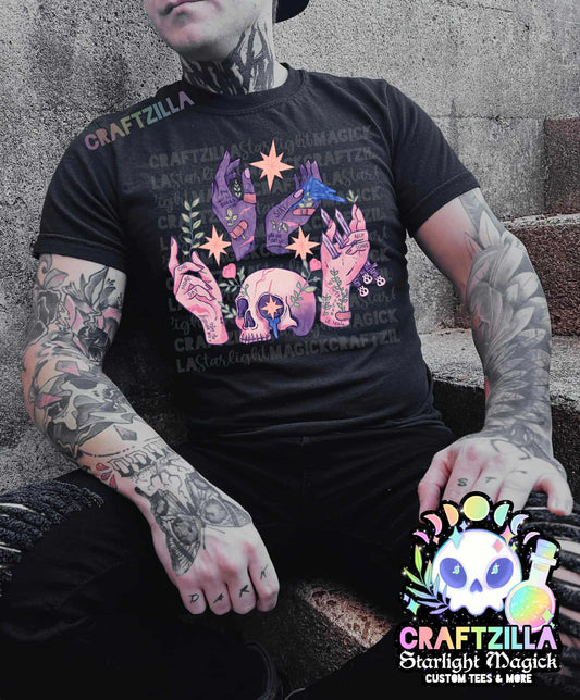 Affirmations; Tee (solid black)