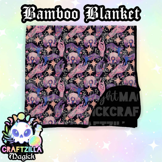 Affirmations; bamboo blanket 50x50