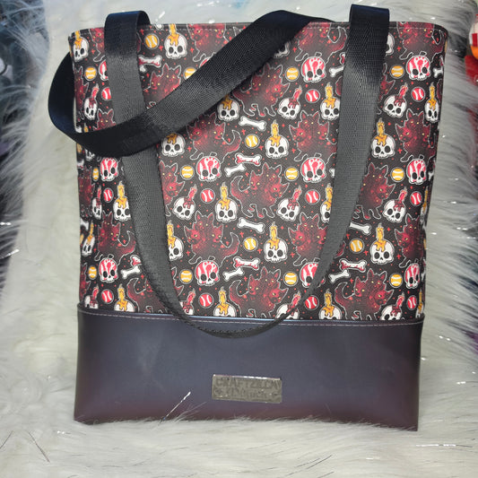 Vinyl Tote Bag - Cerberus & Skellies