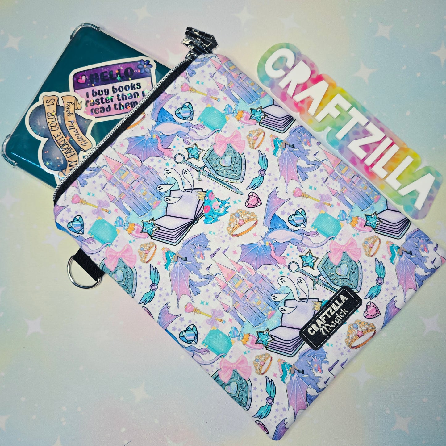 Basic E-Reader Sleeve - Romantasy Castle