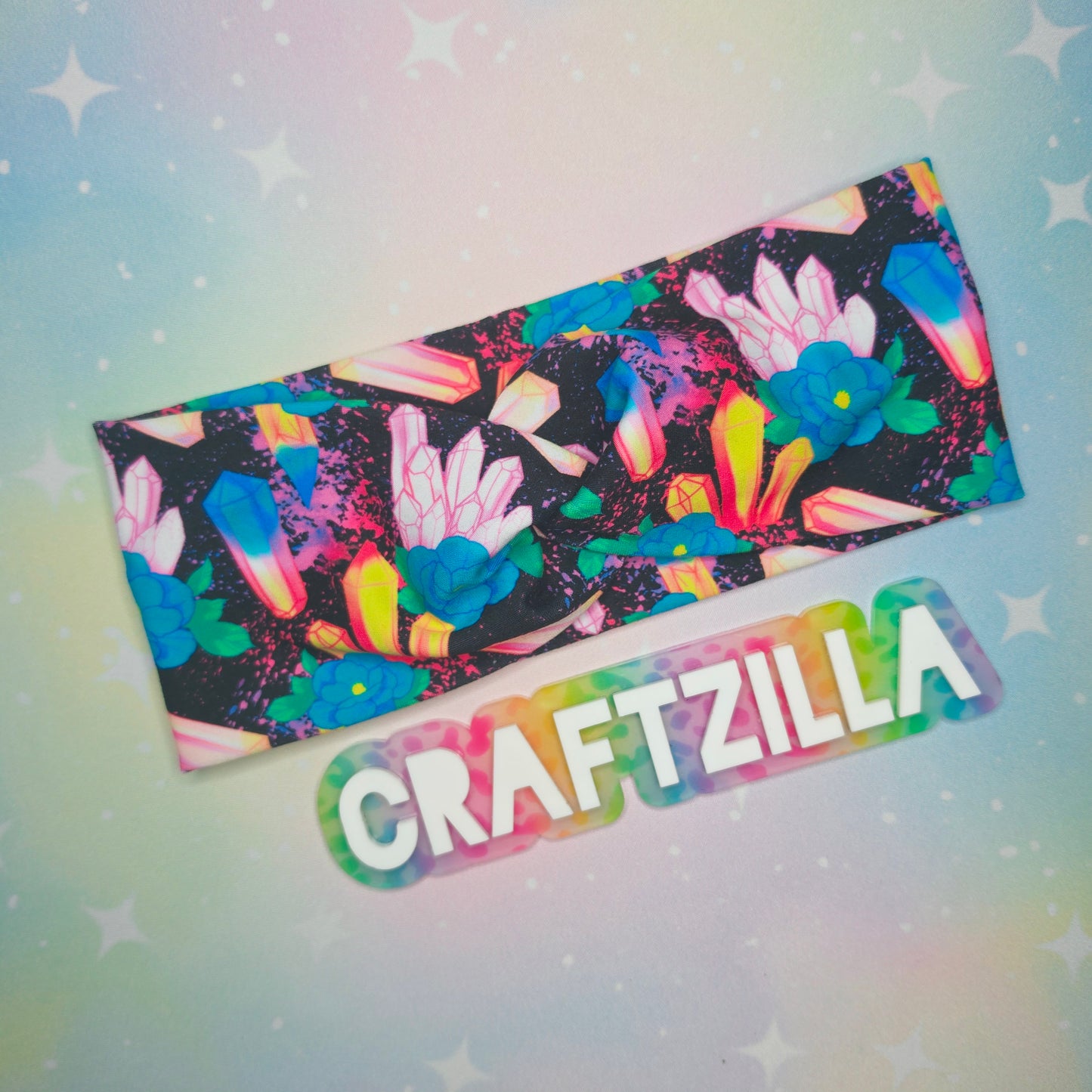 Twist Headband - aura crystals