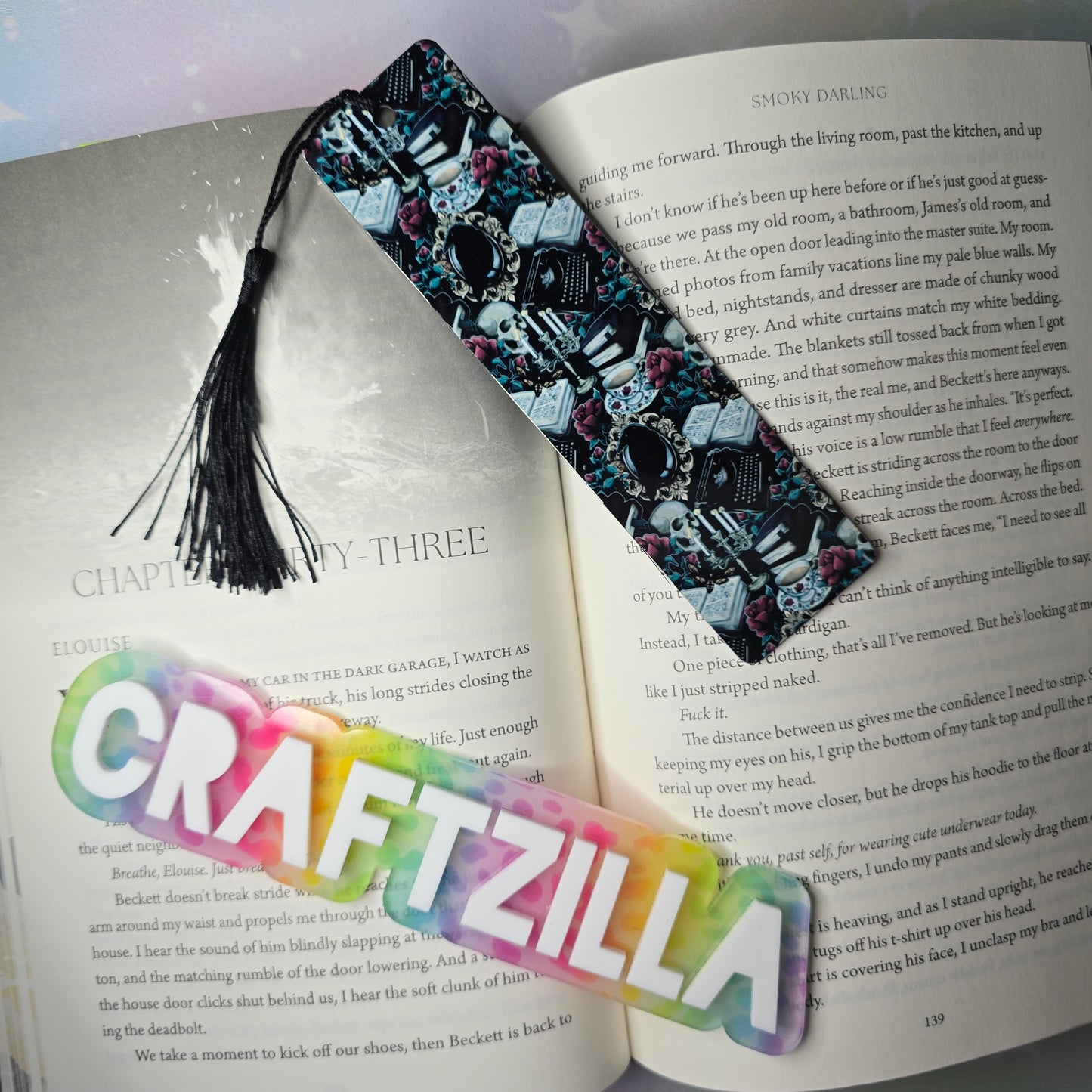 Metal Bookmark - Dark Academia