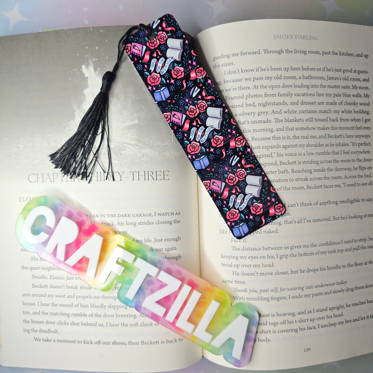 Metal Bookmark - Red Flags