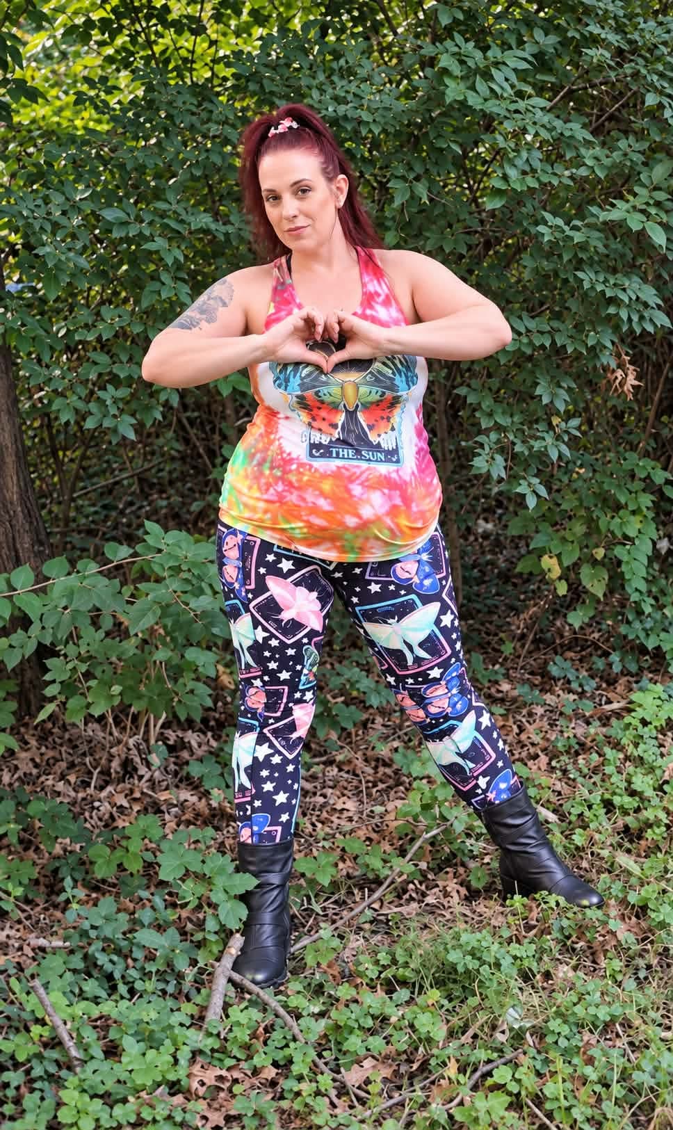 RTS Moth Tarot Magickal Pocket Leggings