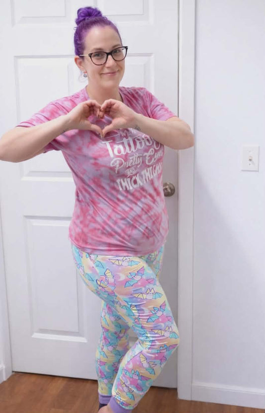 RTS Pastel Bats - Adult Joggers