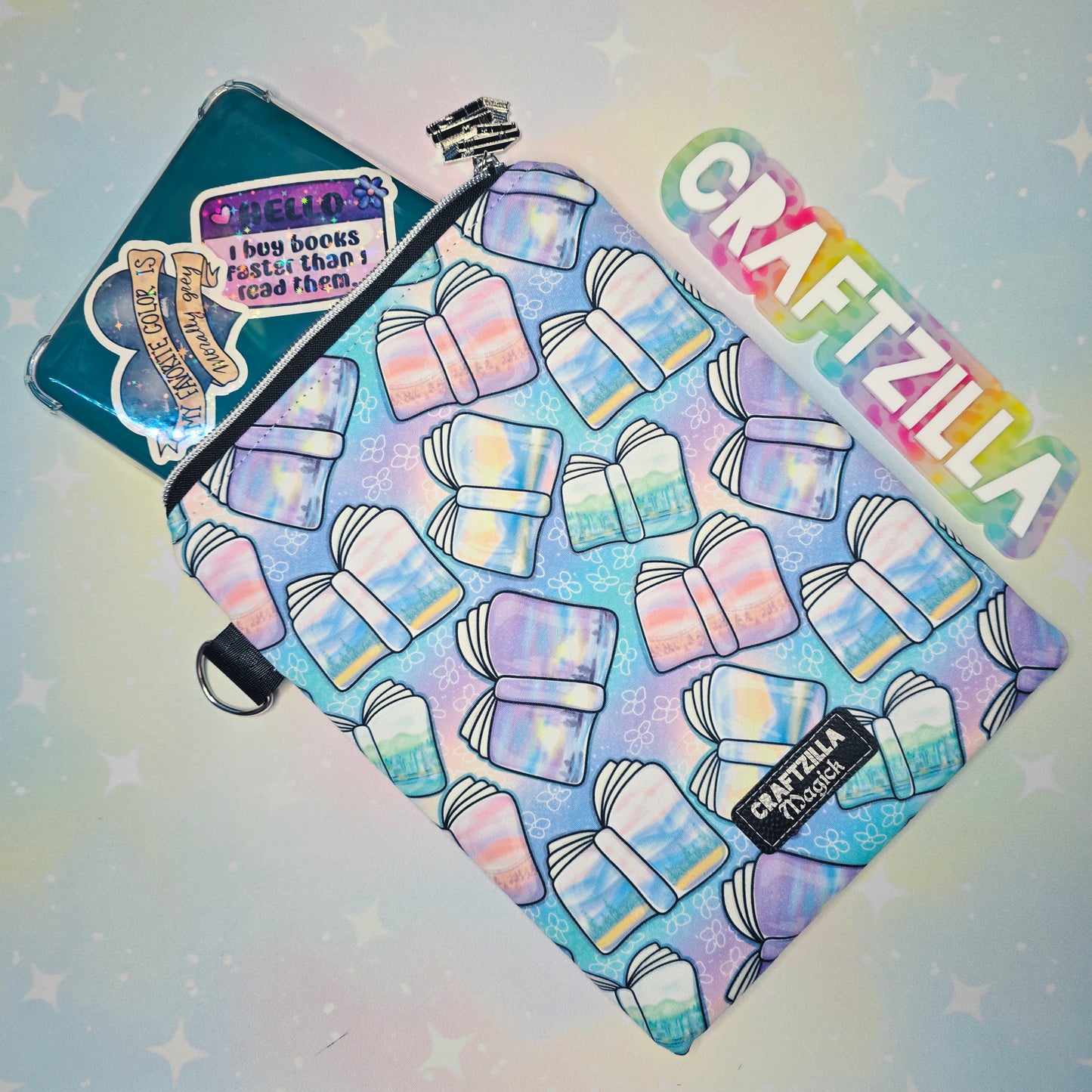 Basic E-Reader Sleeve - Watercolor Books