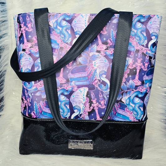 Vinyl Tote Bag - Candlelit Codex