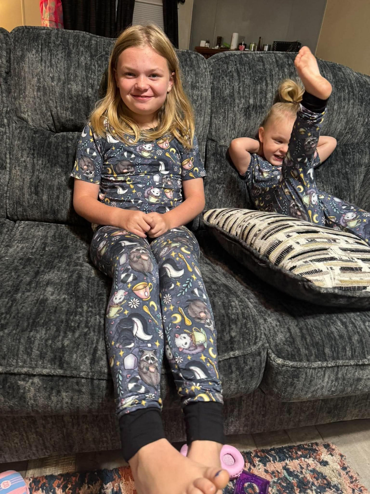 Trashy Teas (charcoal) - Two Piece Set RTS
