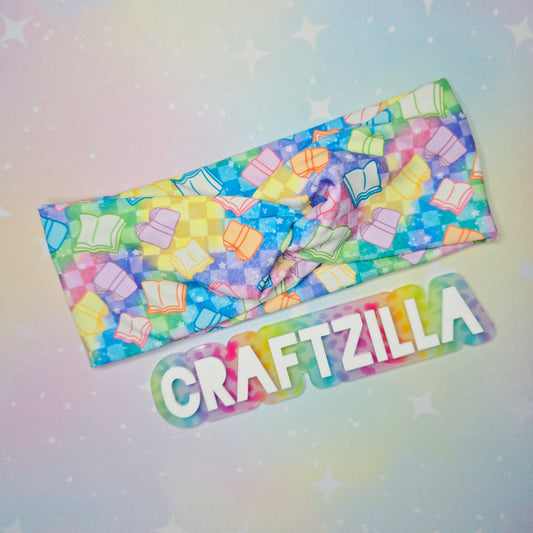 Twist Headband - Colorful Books