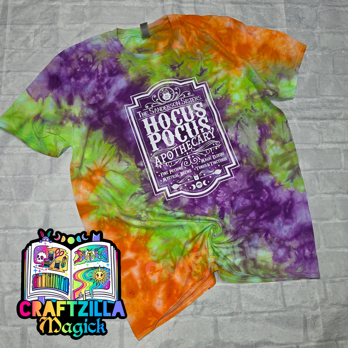 Large dyed apothecary tee RTS