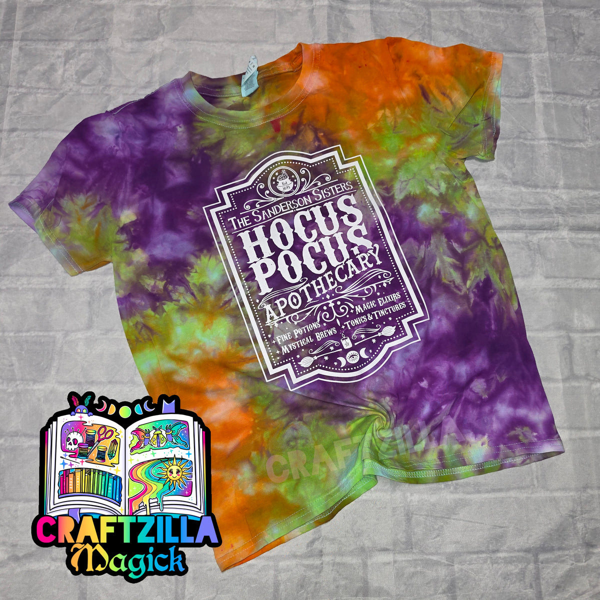 Small dyed apothecary tee RTS