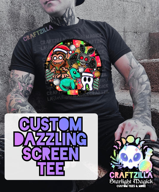 Custom Dazzling Screen Tee