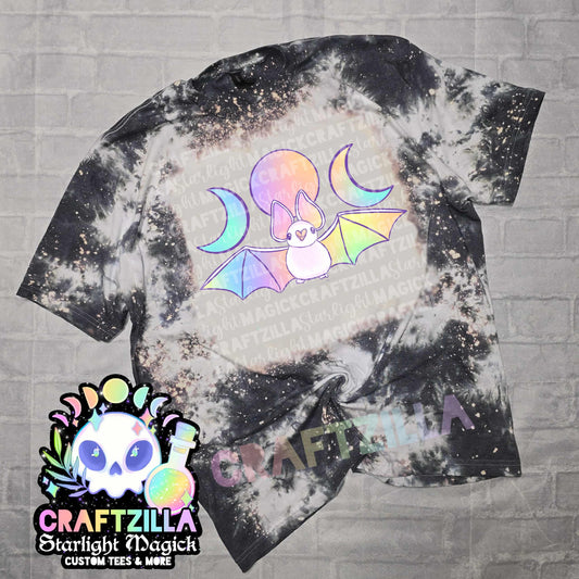 Pastel Bat Dyed Tee